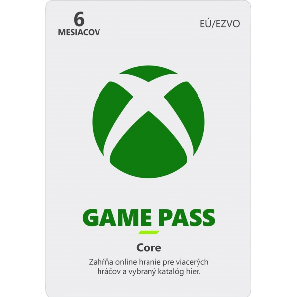 XBOX Game Pass Core 6 mesiacov 